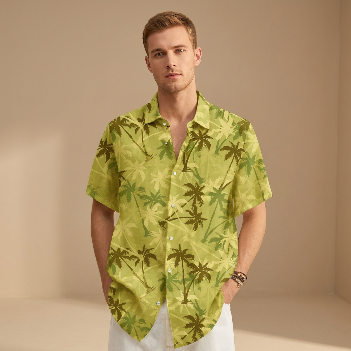 Jenson - Camisa Hawaiana Estampada