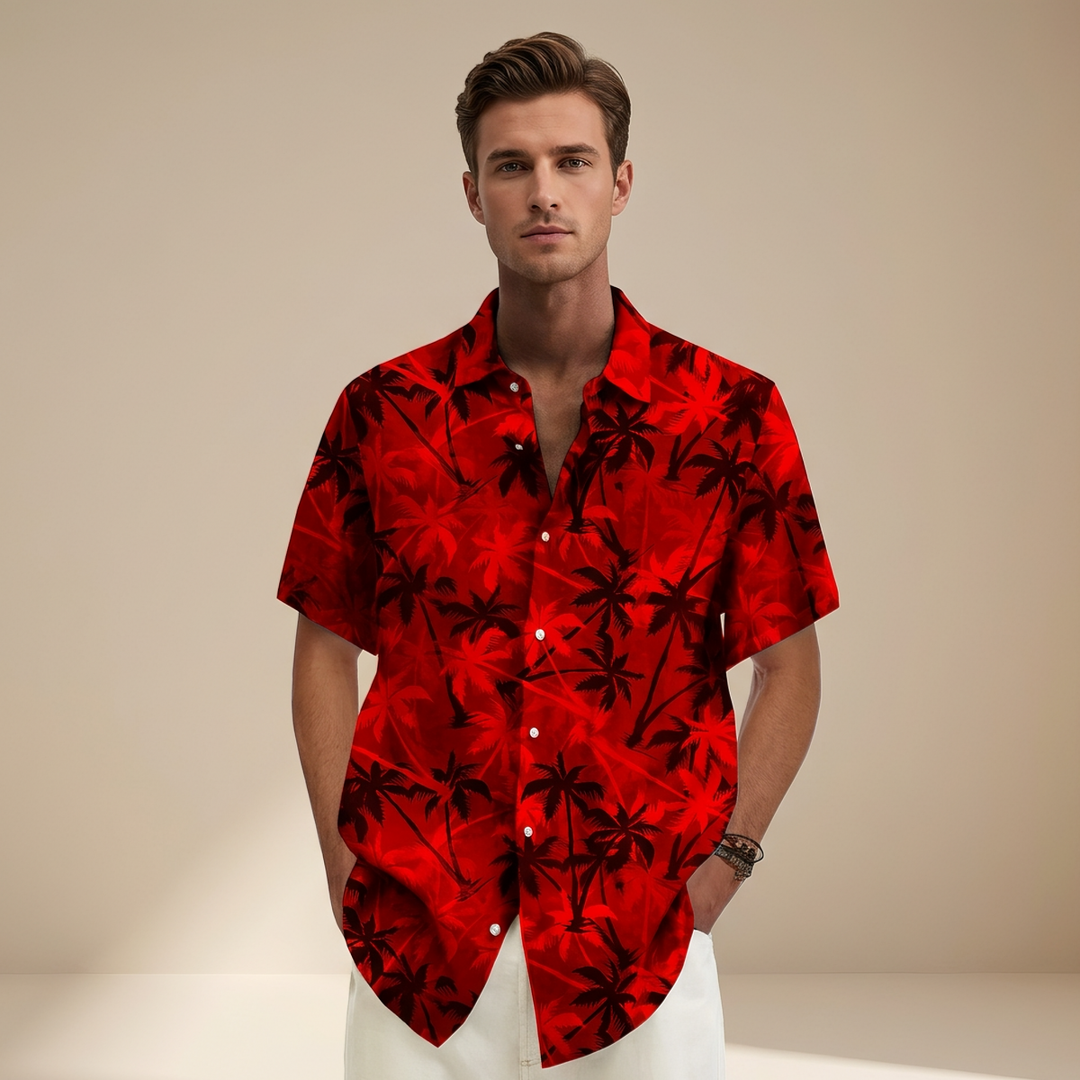 Jenson - Camisa Hawaiana Estampada
