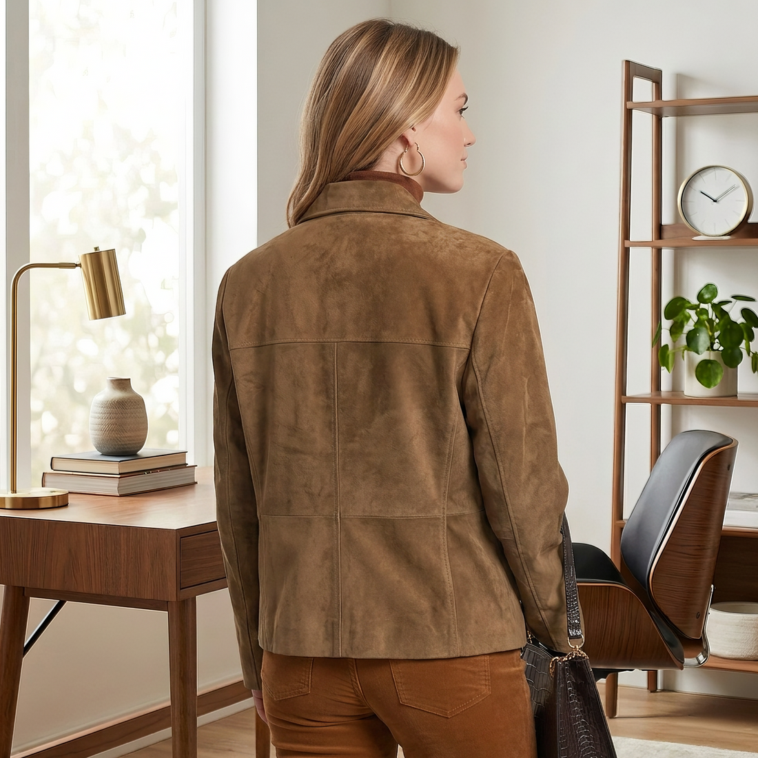 Shelby - Blazer formal con cierre de botón