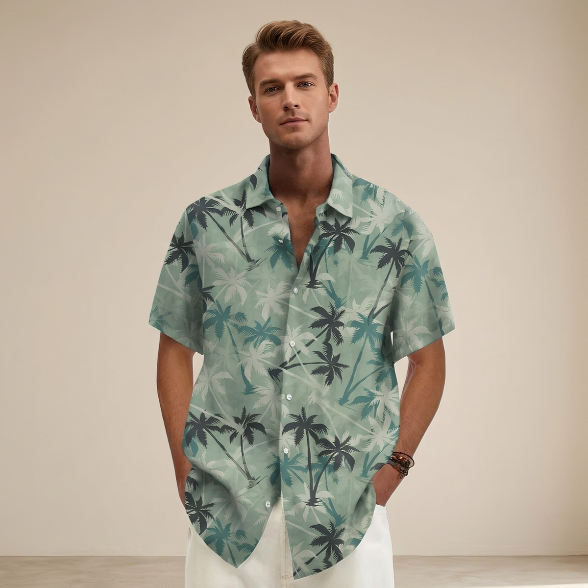Jenson - Camisa Hawaiana Estampada