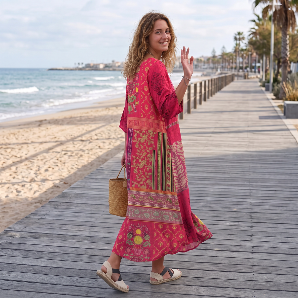 Josie - Vestido Maxi Boho Elegante