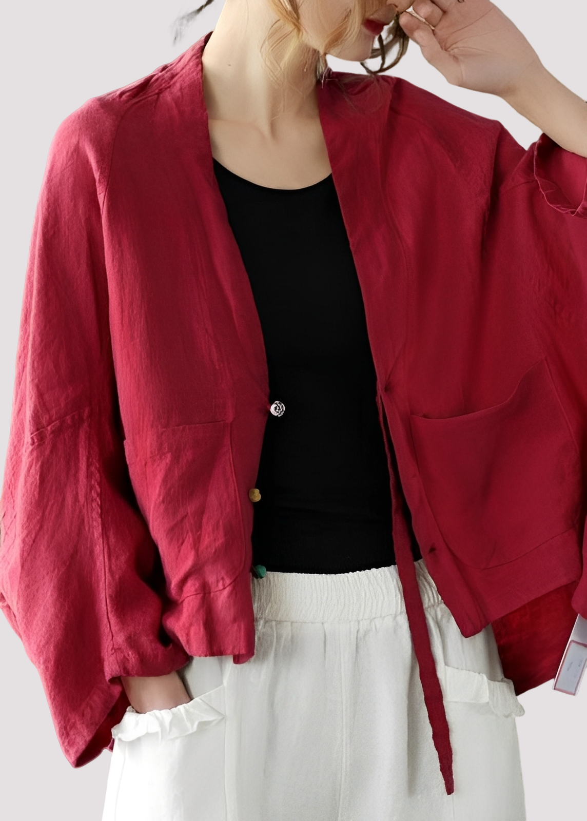 Tilly - Cárdigan casual de estilo suelto con bolsillos para mujeres