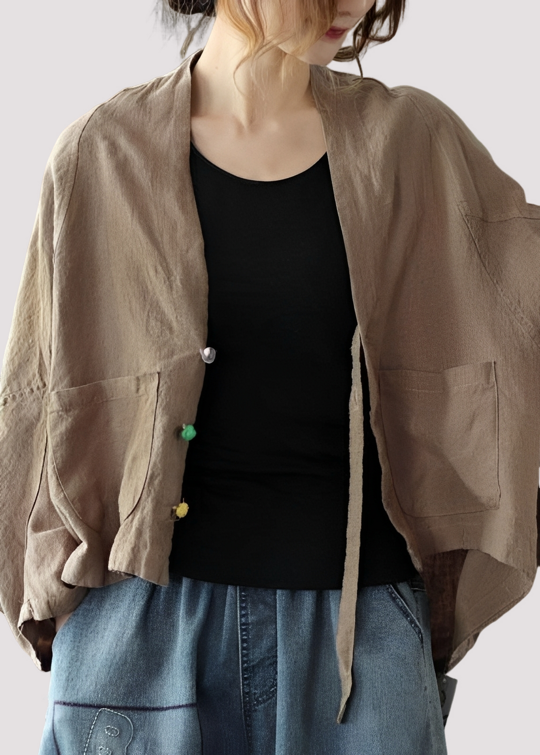 Tilly - Cárdigan casual de estilo suelto con bolsillos para mujeres
