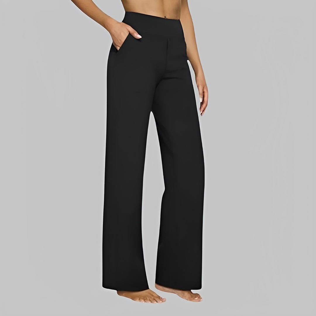 Roxanne - Pantalones de Cintura Alta y Elásticos