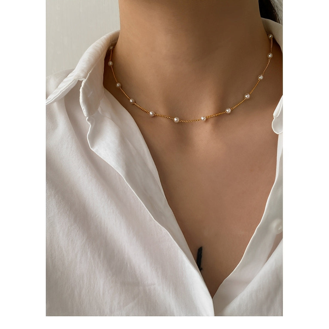 Noelia – Collar sofisticado con pequeña perla