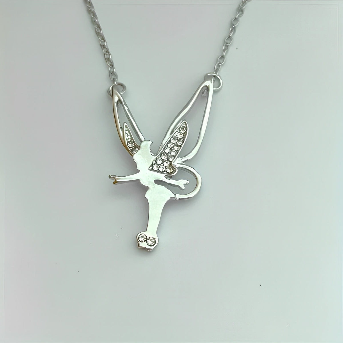 Charlie – Colgante de hada mágica de plata esterlina y oro