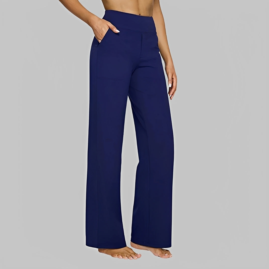Salma - Pantalones de Tiro Alto Casuales