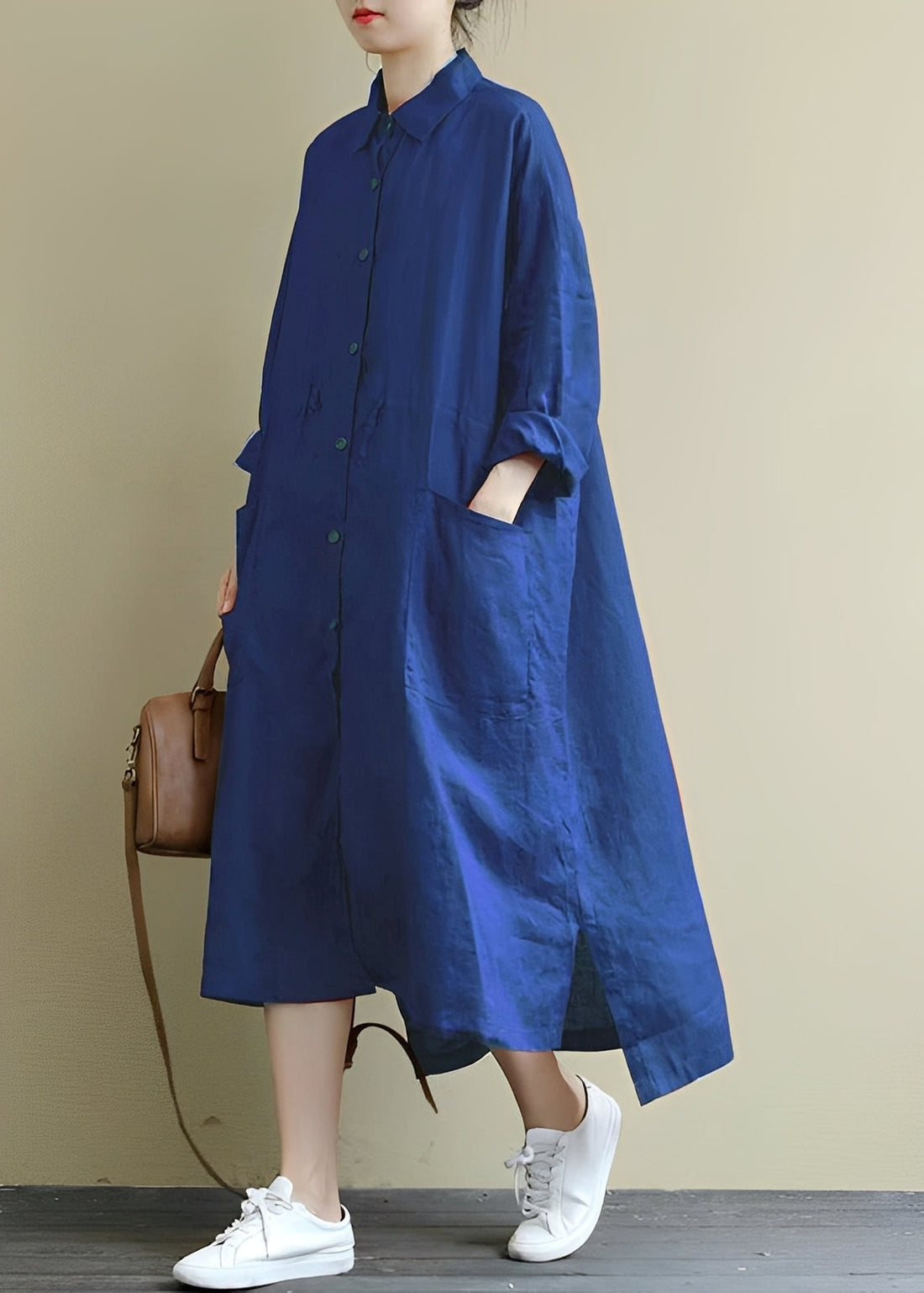 Monica - Vestido camisero informal para mujeres