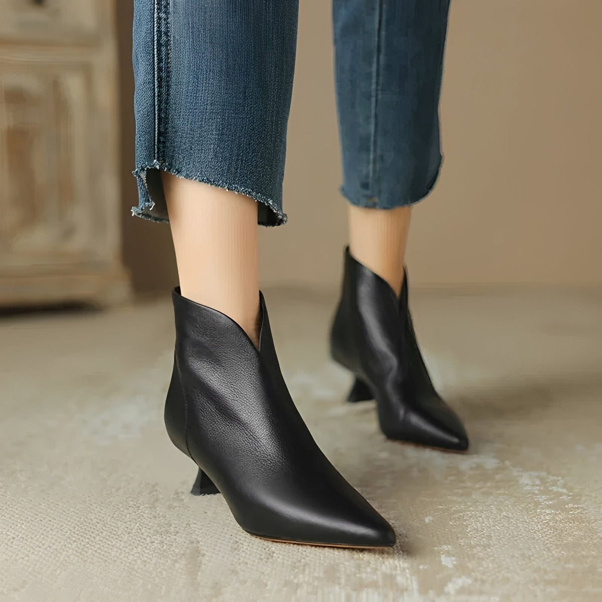 Samira - Botines Elegantes con Tacón