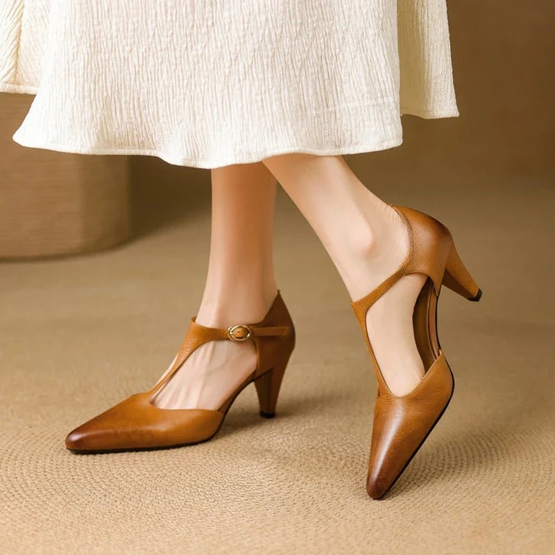 Jennie - Tacones Clásicos de Punta Cerrada