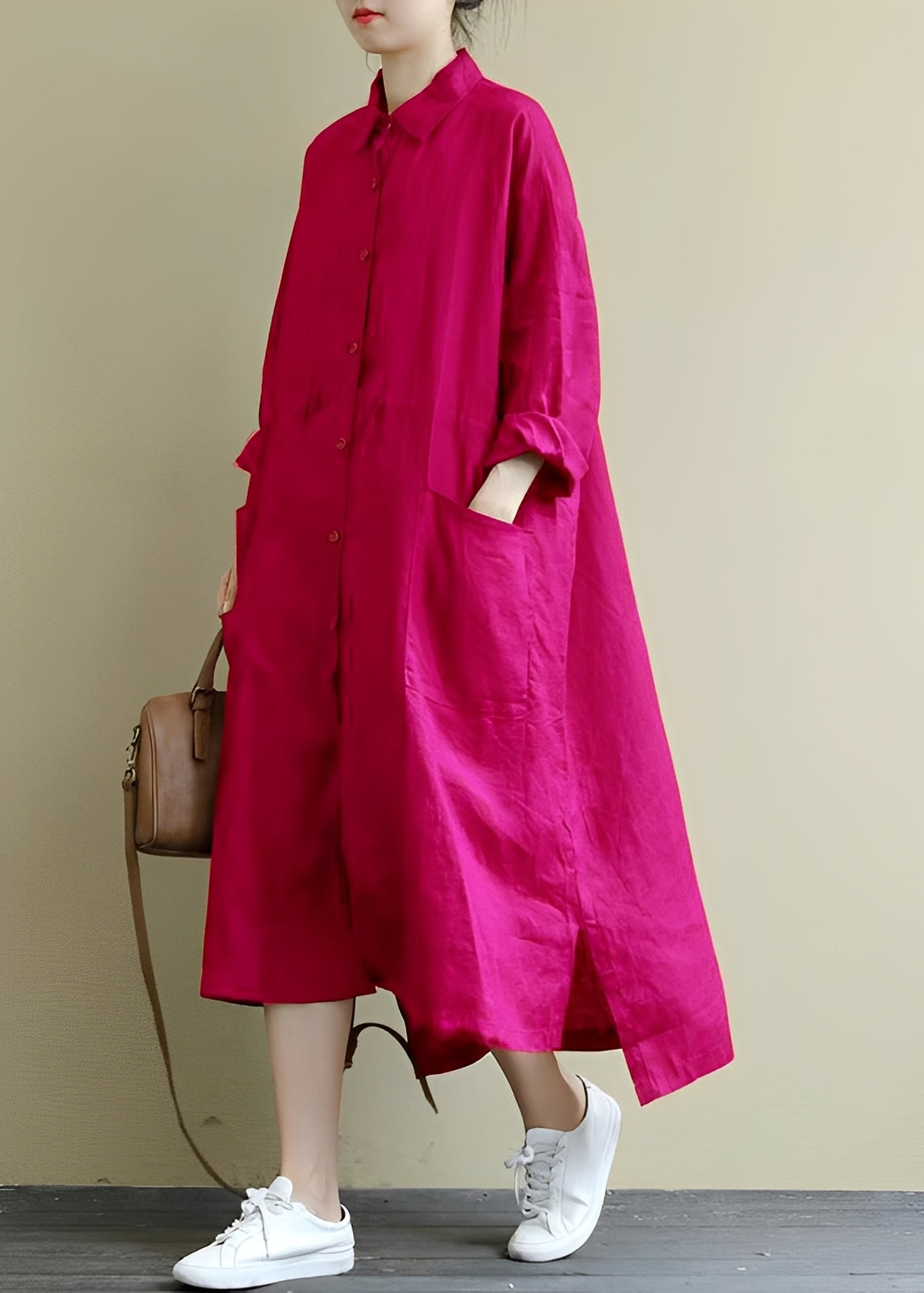 Monica - Vestido camisero informal para mujeres