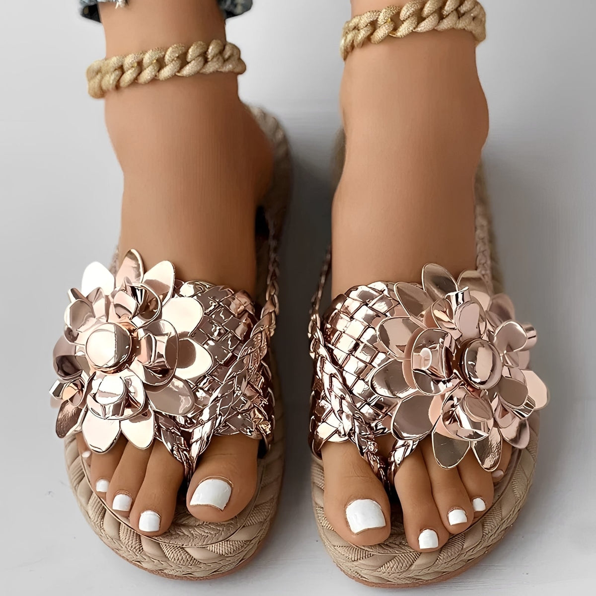 Saira - Chanclas Tejidas Casuales