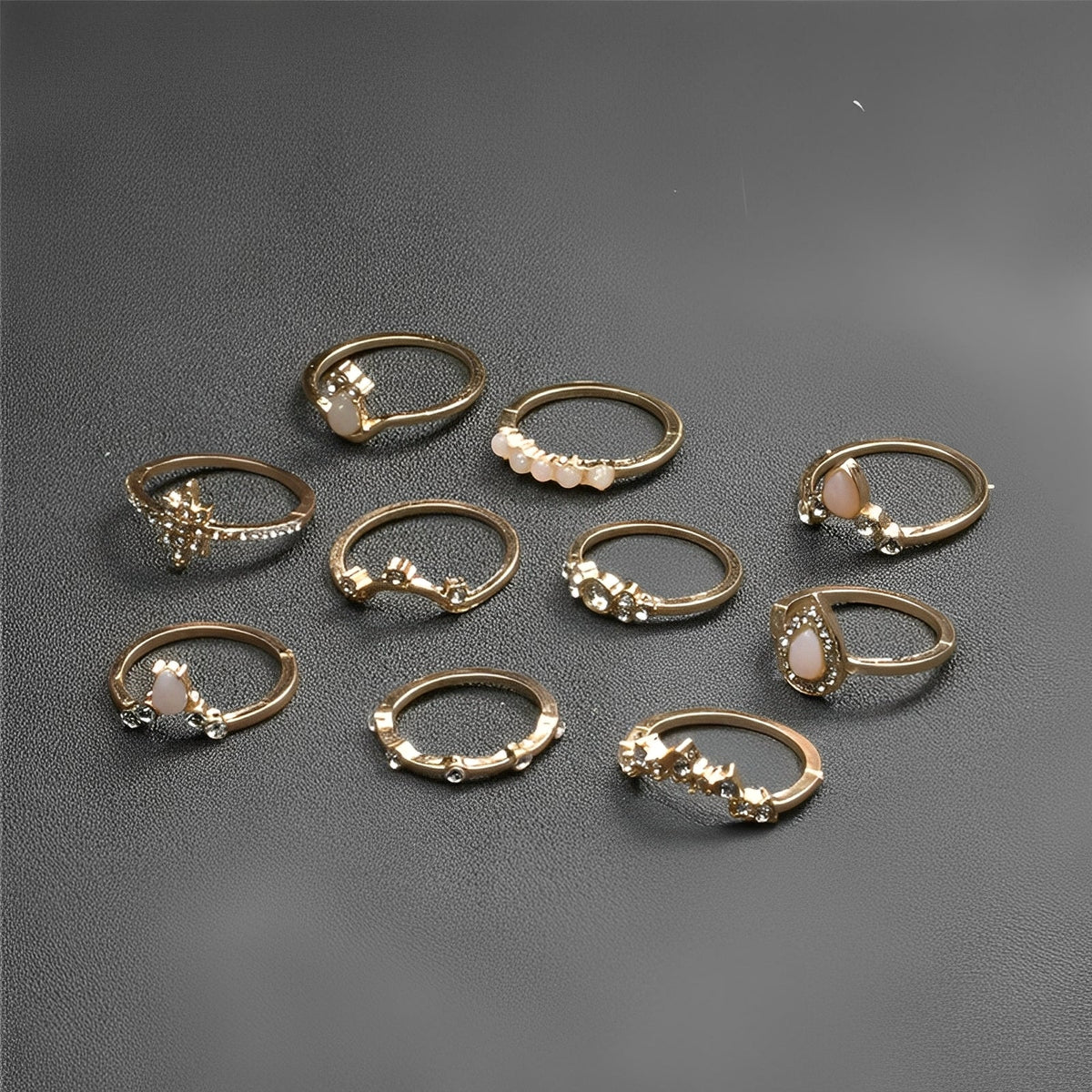 Luna – Paquete premium de 8 a 12 anillos únicos