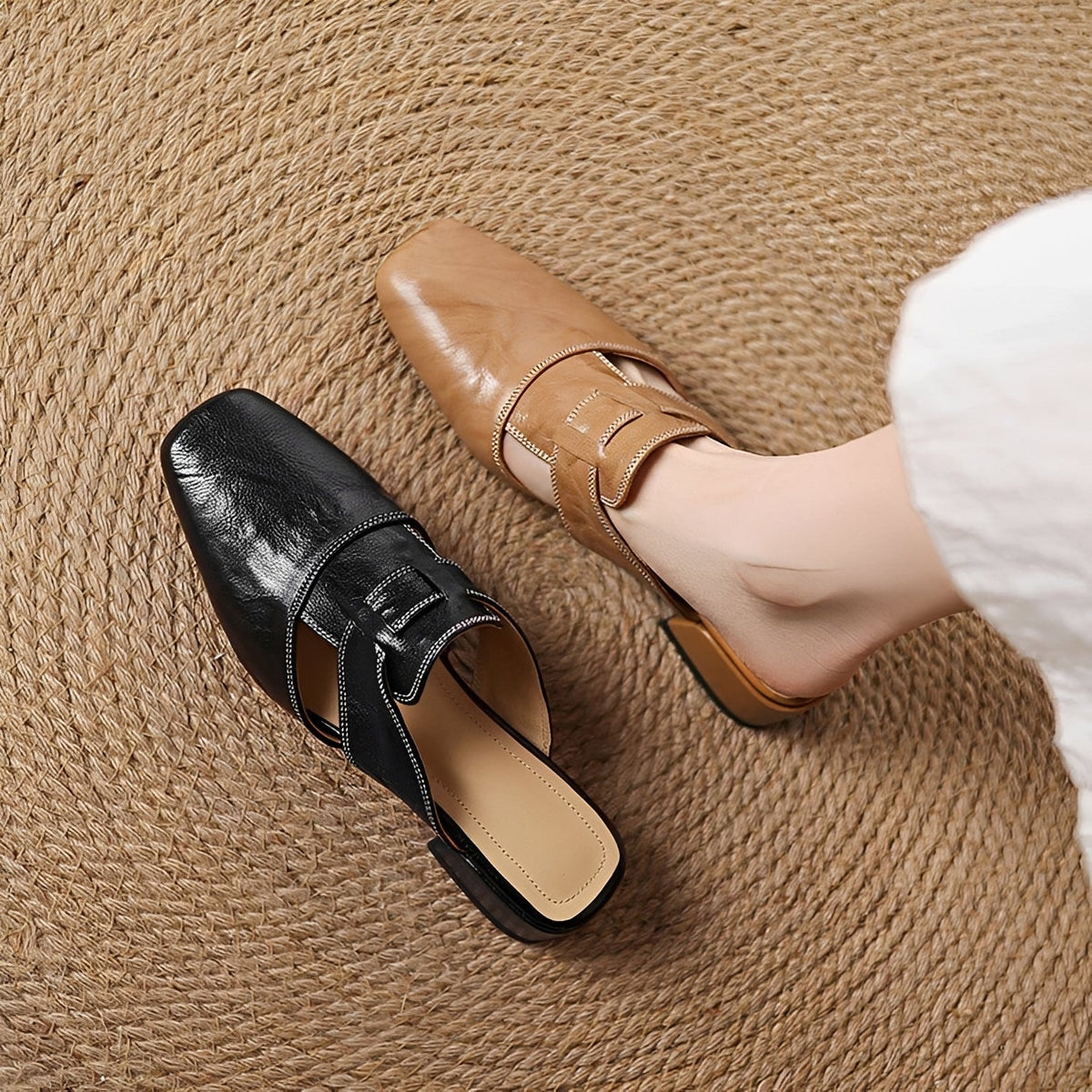 Evie - Sandalias Mulas Elegantes