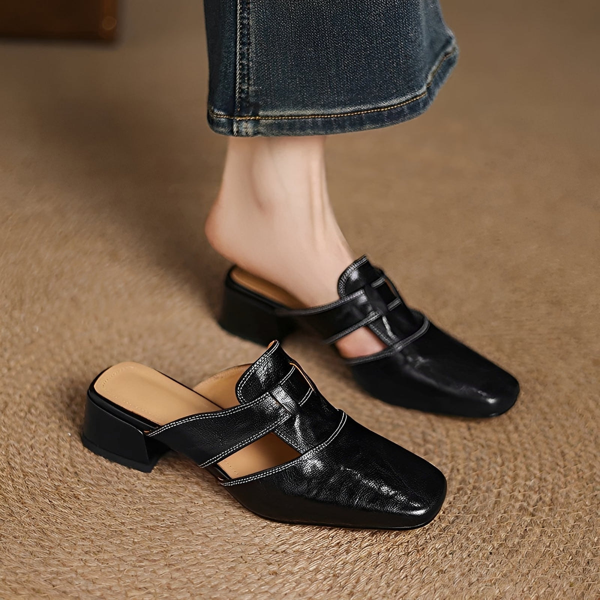 Evie - Sandalias Mulas Elegantes