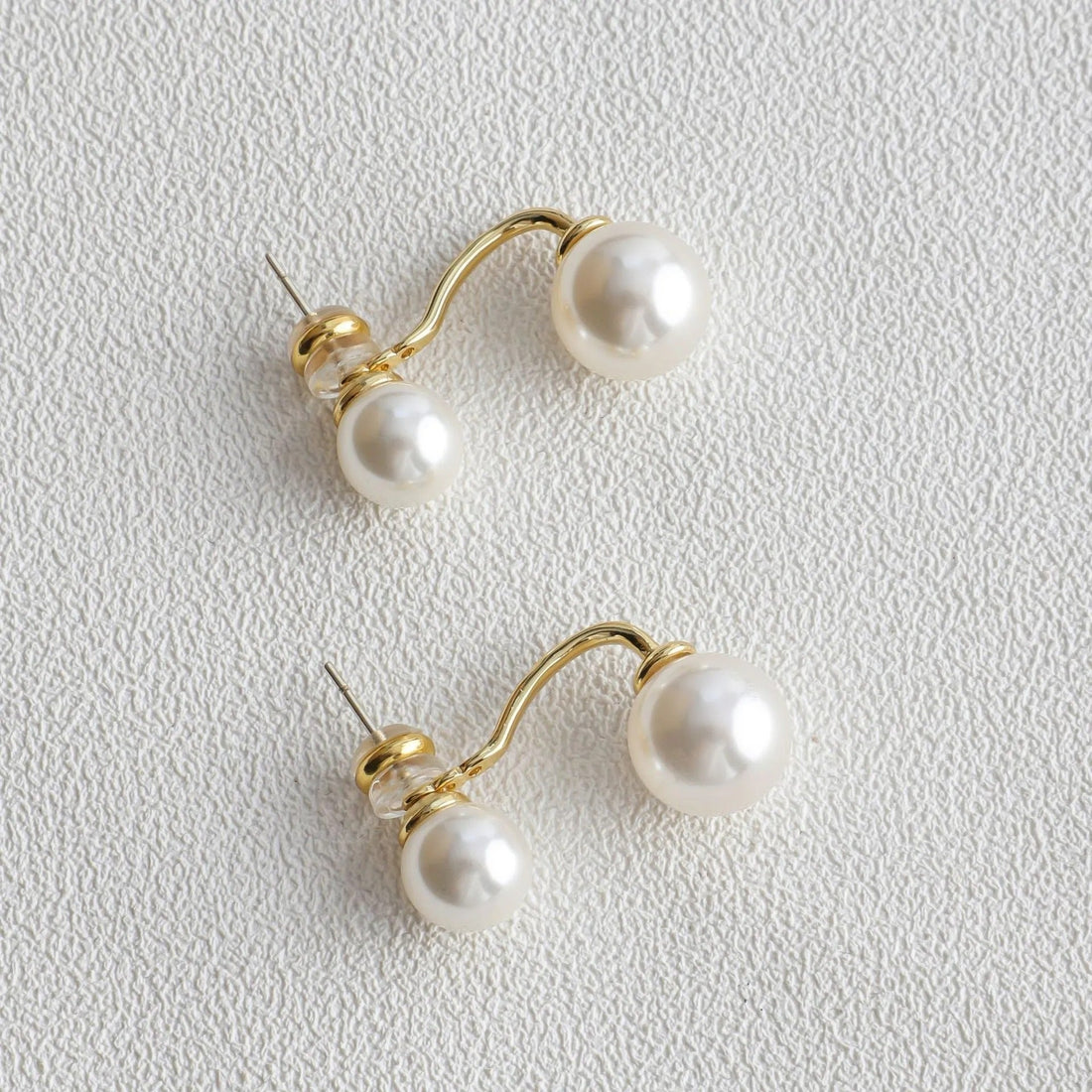 Mav – Pendientes elegantes de perla doble
