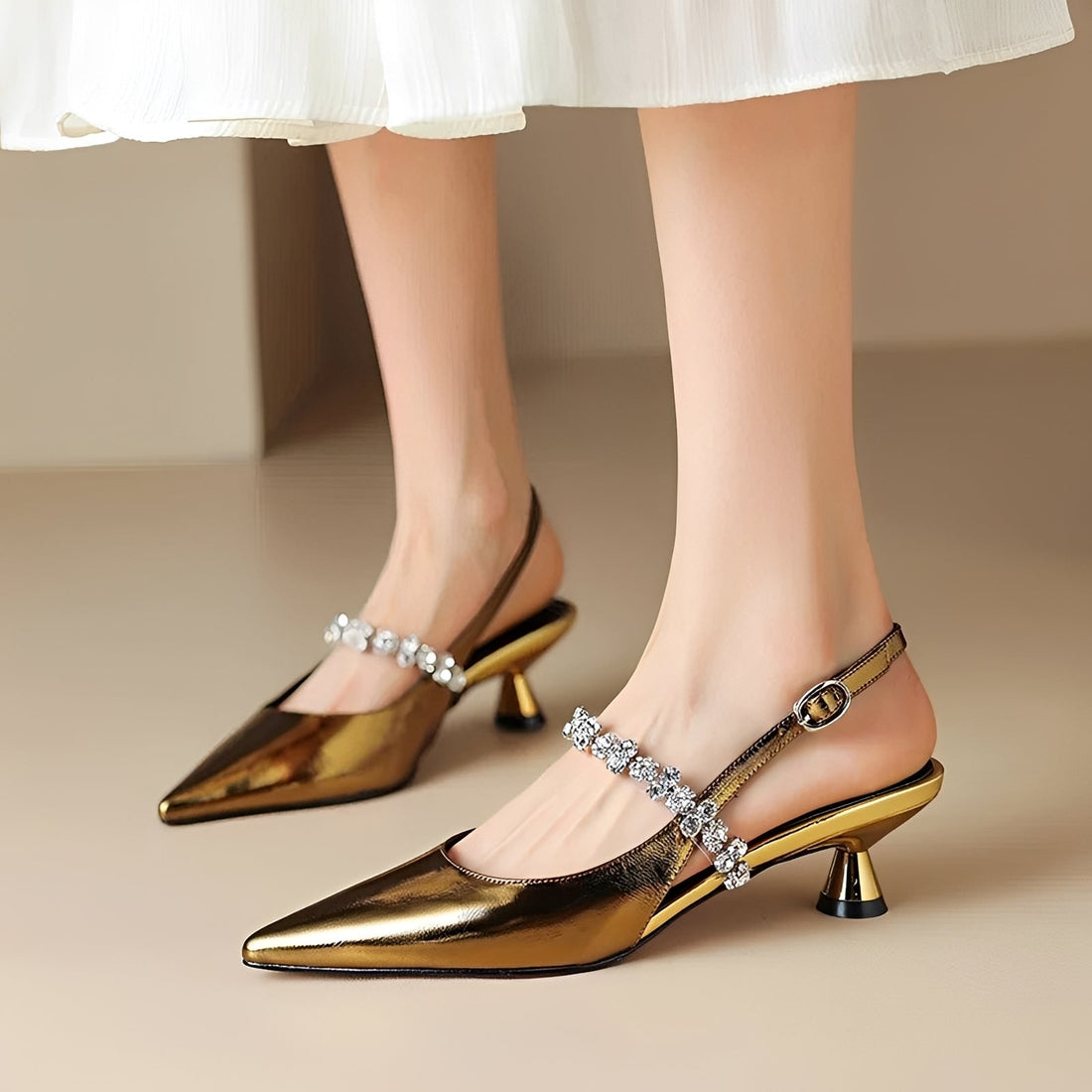 Rhian - Tacones Elegantes de Punta