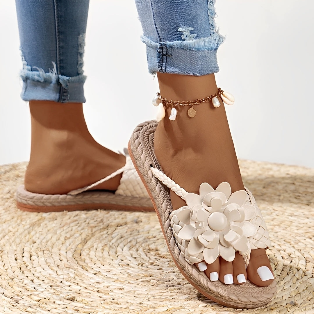 Saira - Chanclas Tejidas Casuales