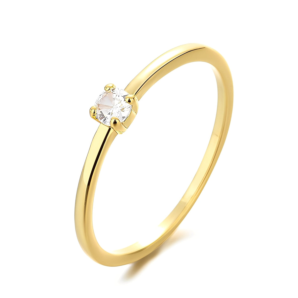 Rowena – Anillo apilable con piedra de nacimiento