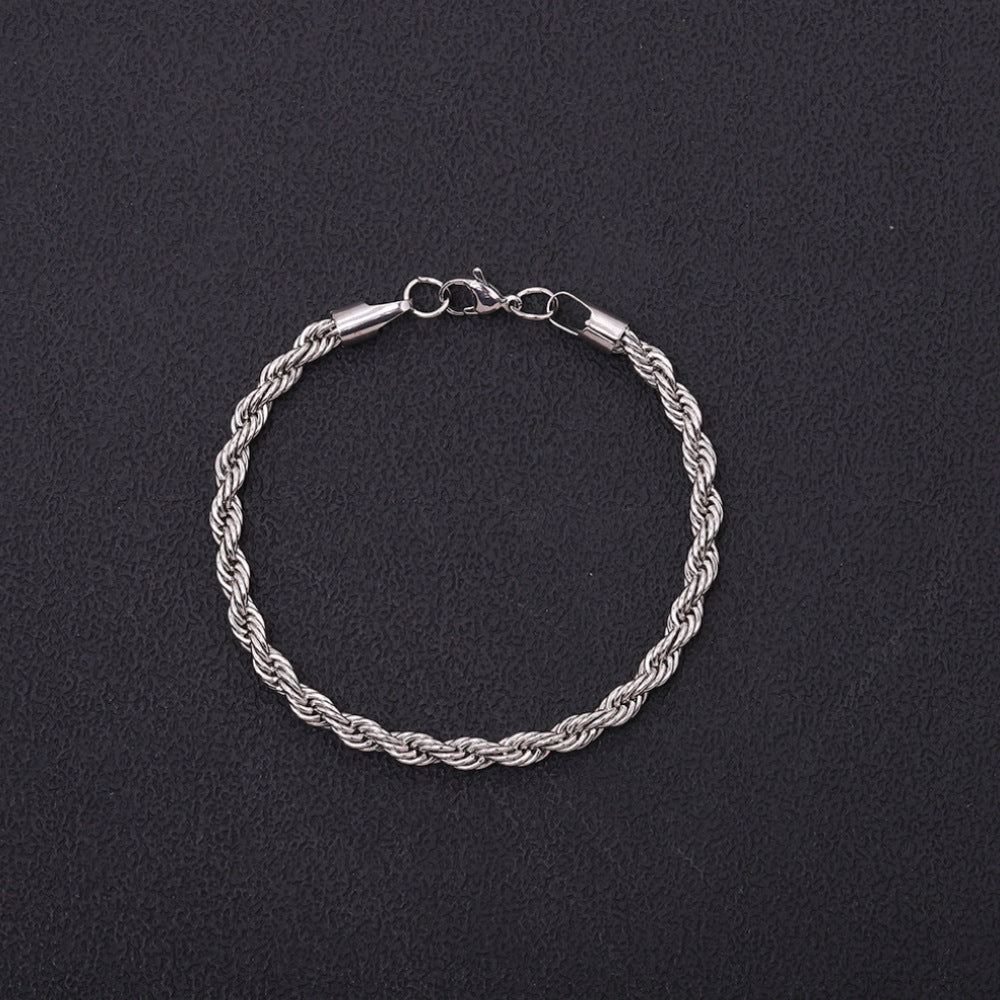 Mila – Pulsera entrelazada de acero inoxidable
