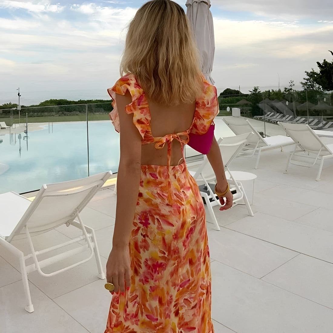 Lorraine - Vestido Maxi Floral Estiloso