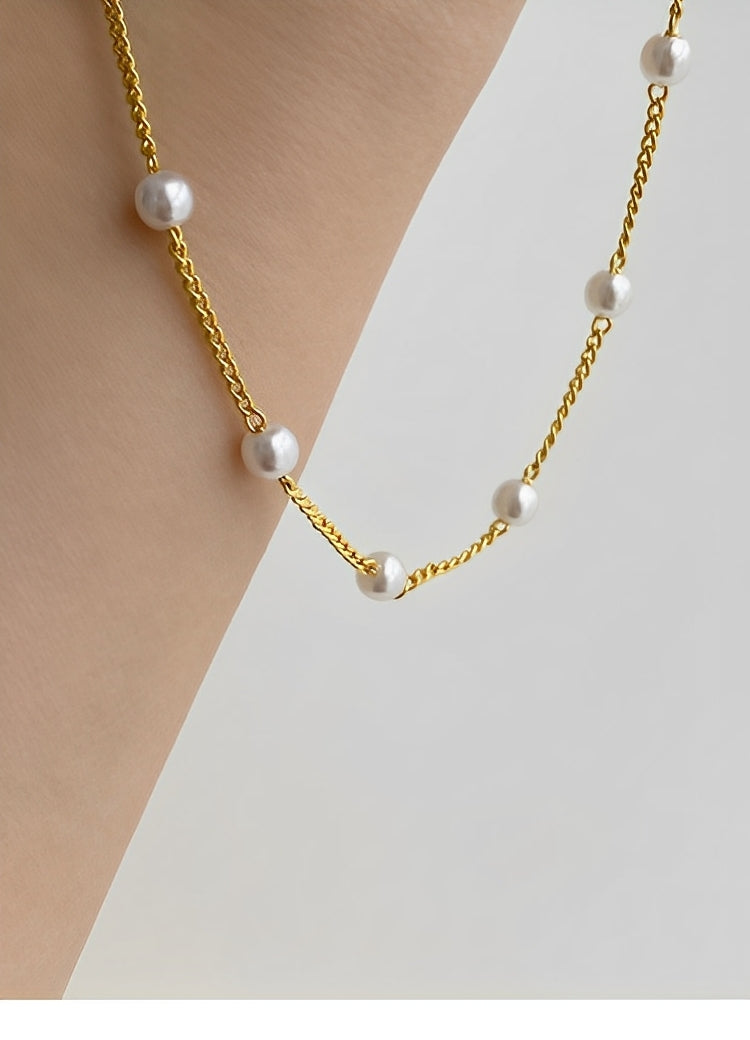 Noelia – Collar sofisticado con pequeña perla