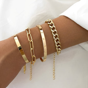 Elari – Conjunto de 4 Pulseras Elegantes para Muñeca