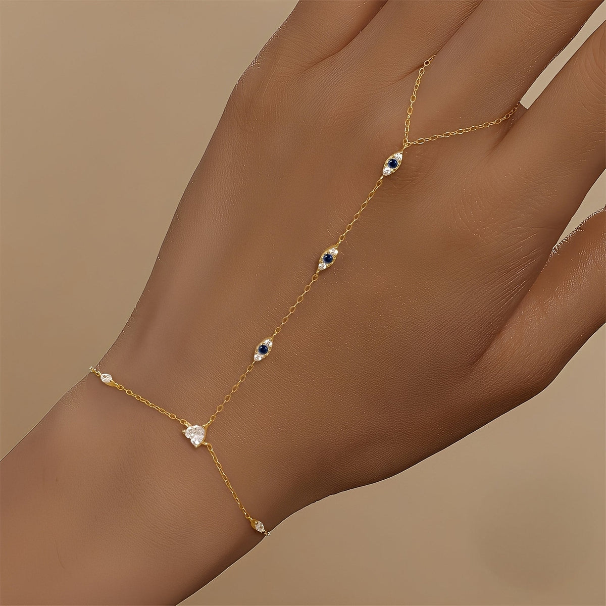 Milley – Pulsera de doble cadena de plata de 925