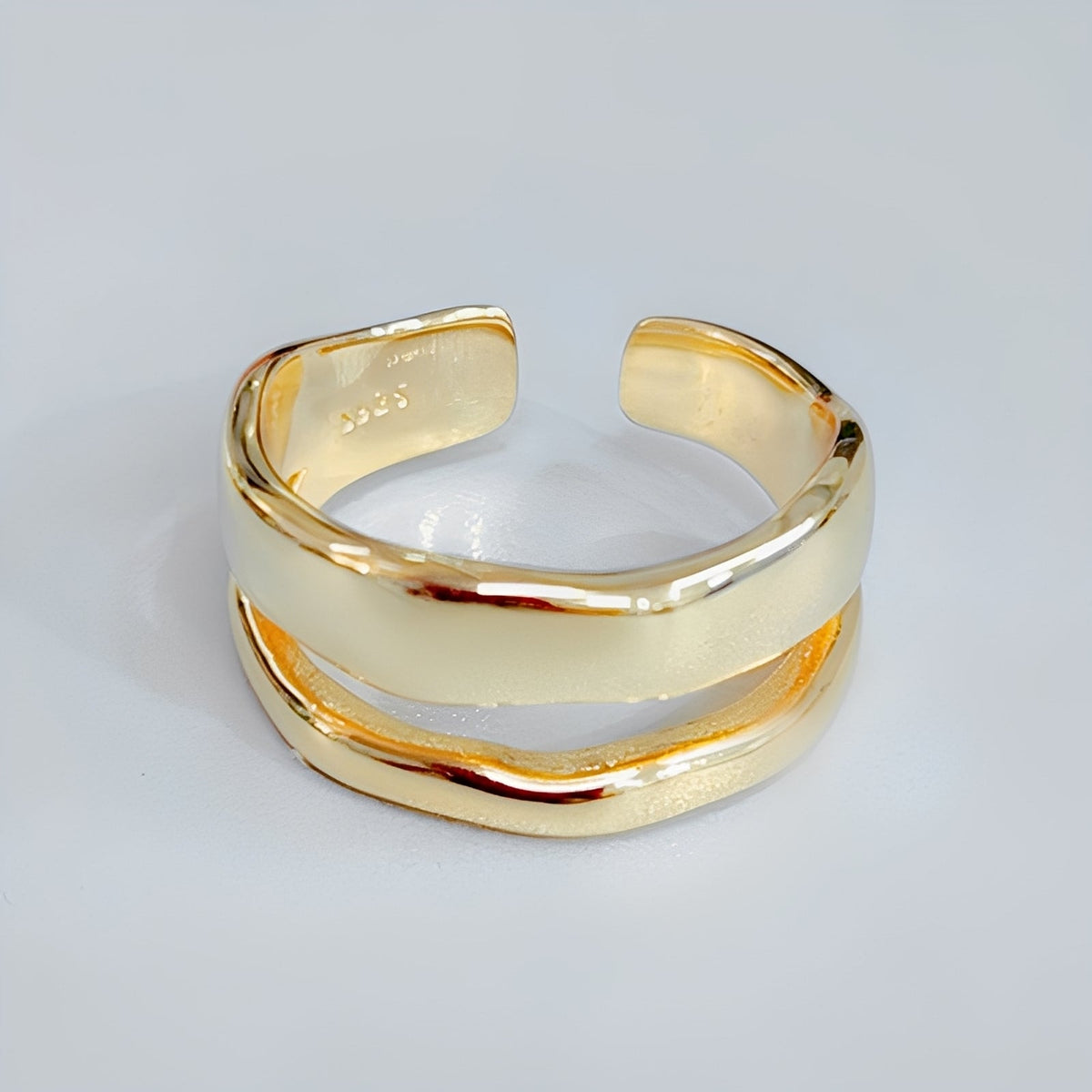 Ashley – Anillo doble elegante