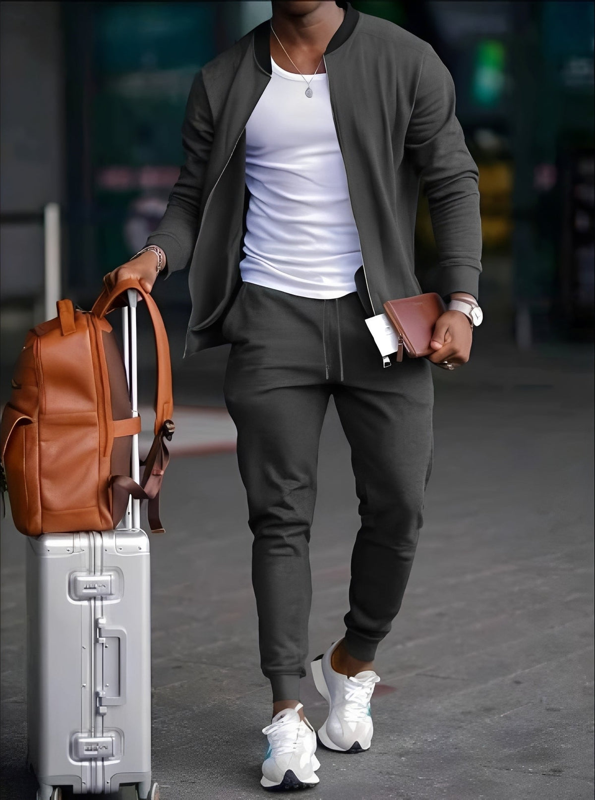 Franklin - Conjunto de jogging elegante para hombres