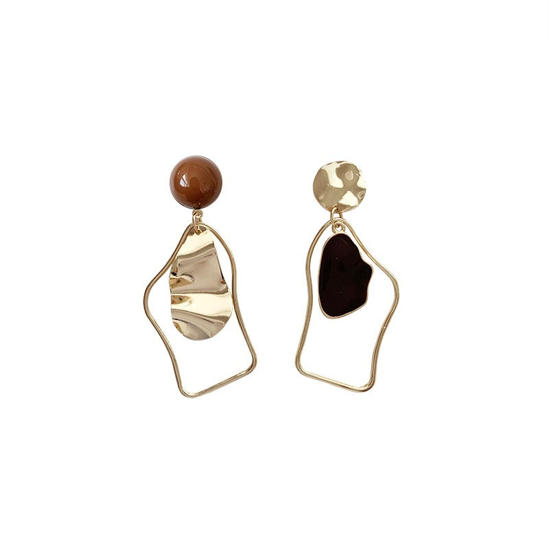 Rhia – Pendientes con colgantes irregulares