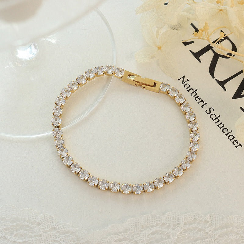 Zirea – Pulsera de cadena con circonitas