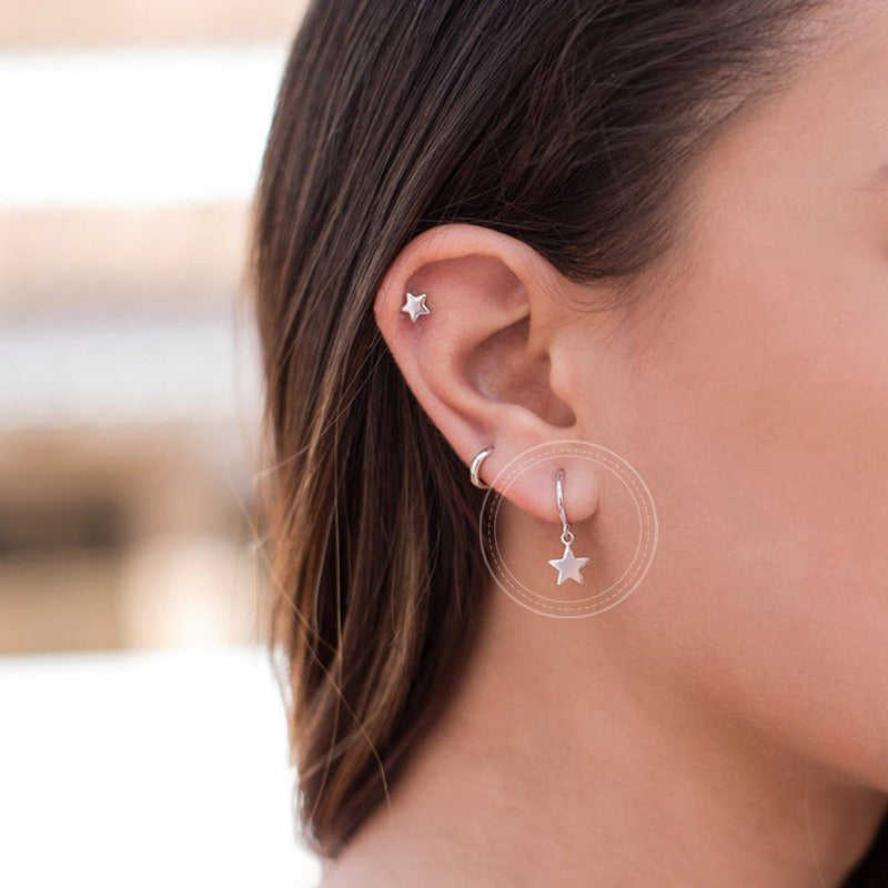 Adria – Pendientes de estrella sofisticados y actuales