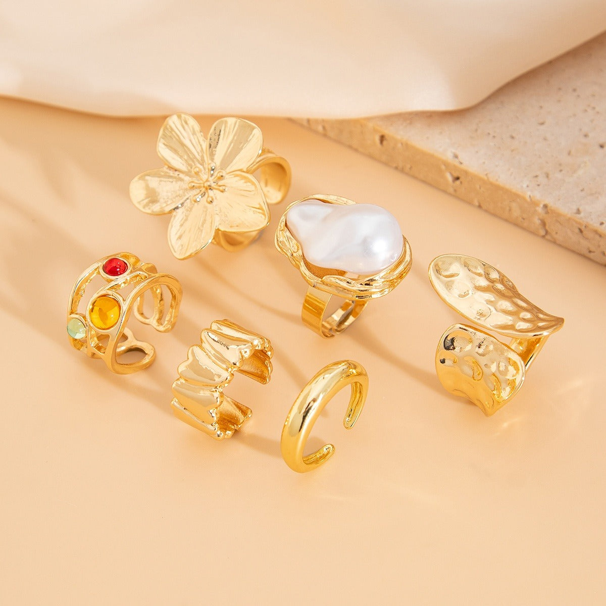 Merina – Set de 6 Anillos de Declaración