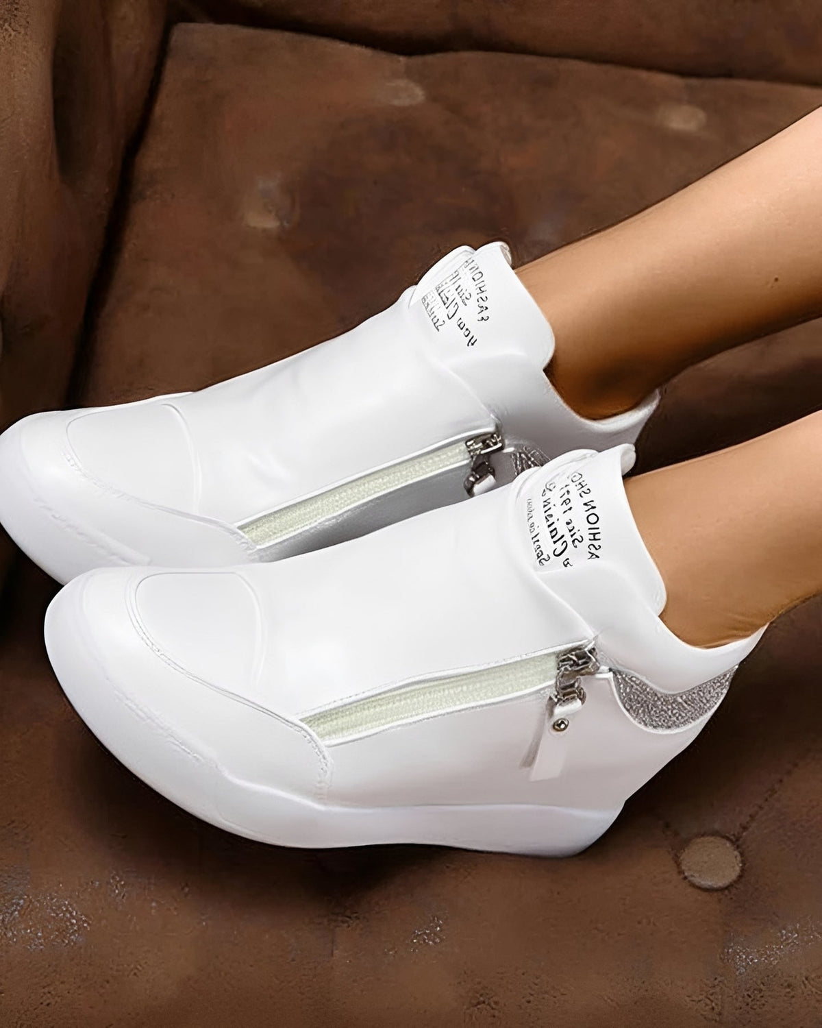 Vanessa - Zapatos de Cuña Altos Elegantes