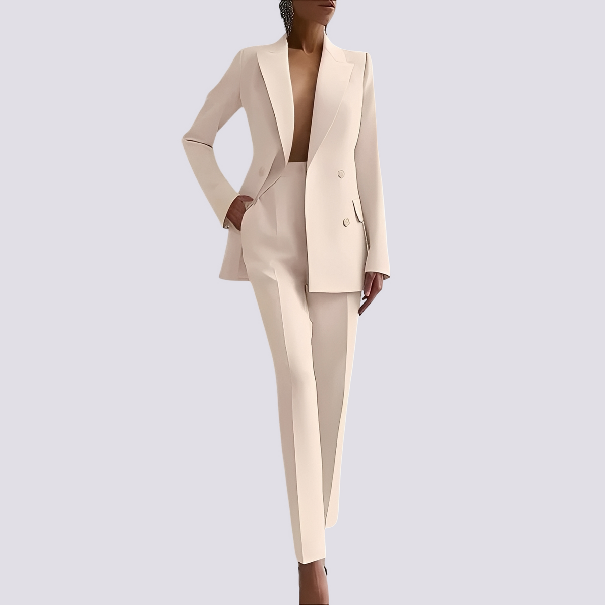 Fannie - Traje Formal de un Solo Botón