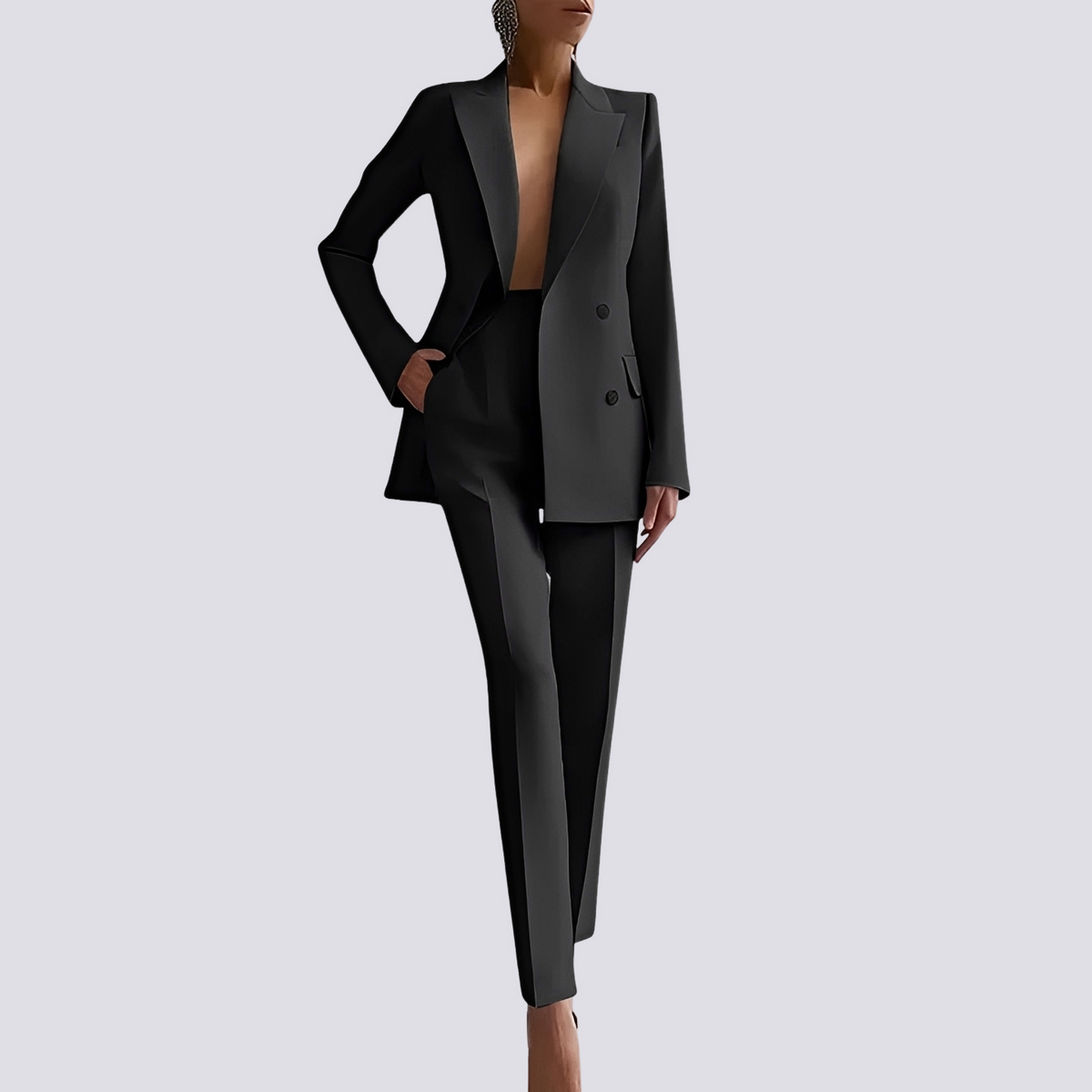 Fannie - Traje Formal de un Solo Botón