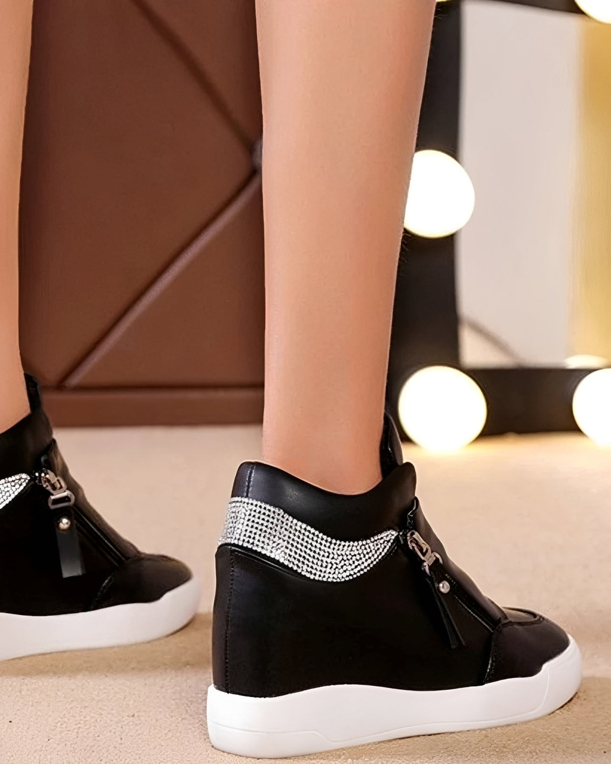 Vanessa - Zapatos de Cuña Altos Elegantes
