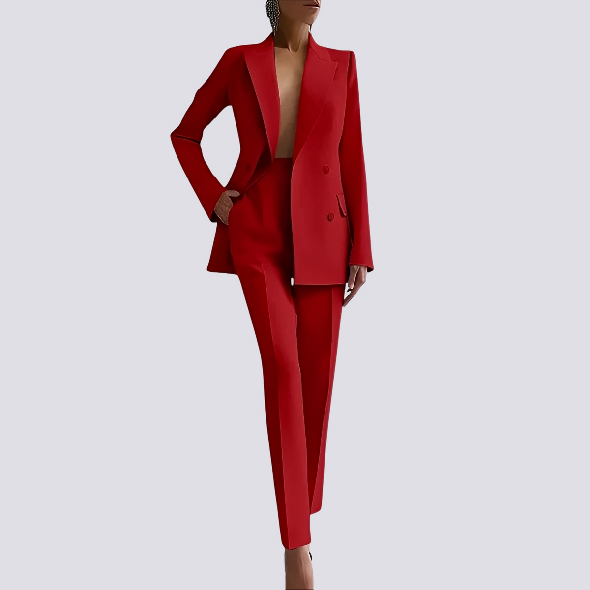 Fannie - Traje Formal de un Solo Botón