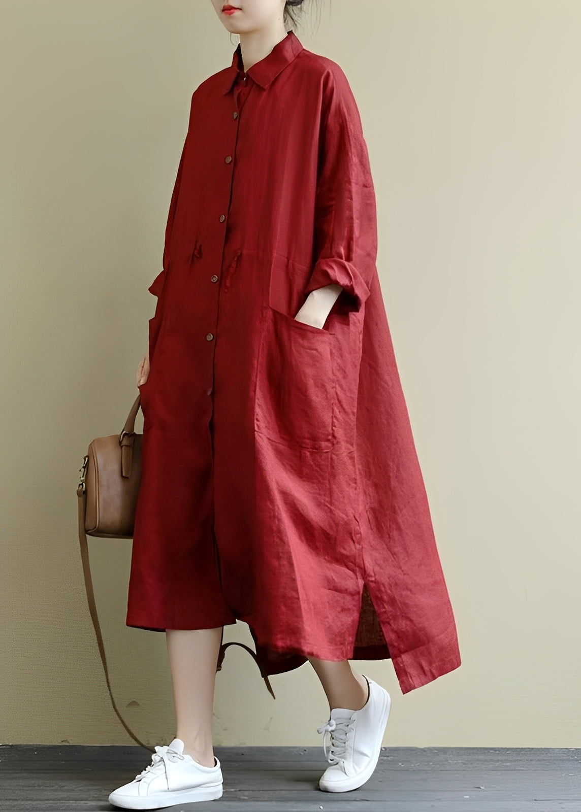 Monica - Vestido camisero informal para mujeres