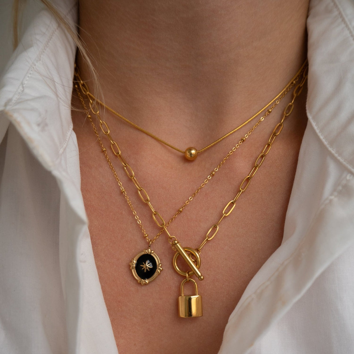 Goodlove - Collar con colgante de cerradura