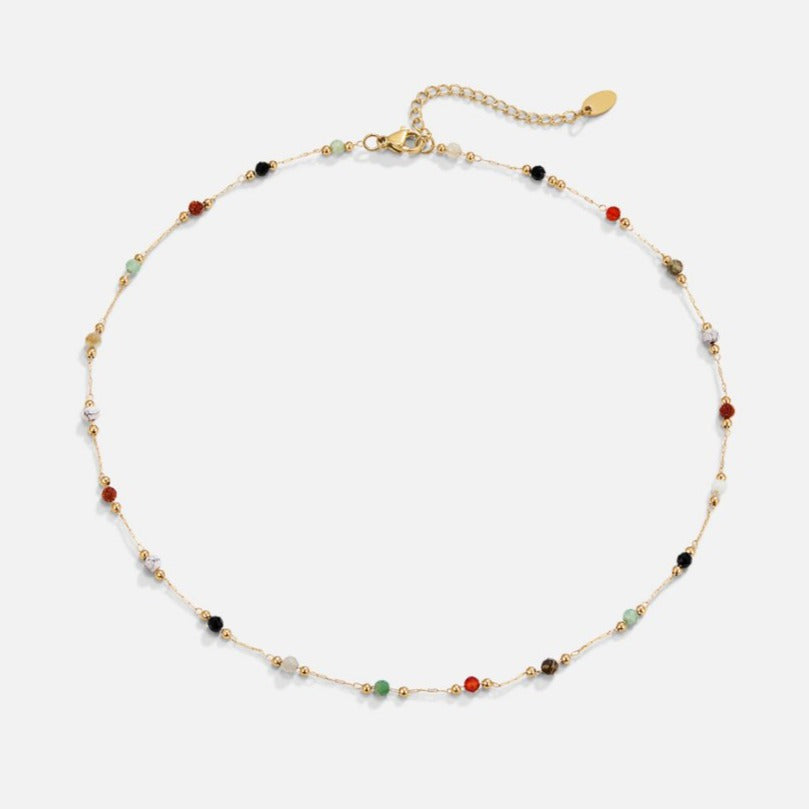 Lala - Collar con perlas y gemas