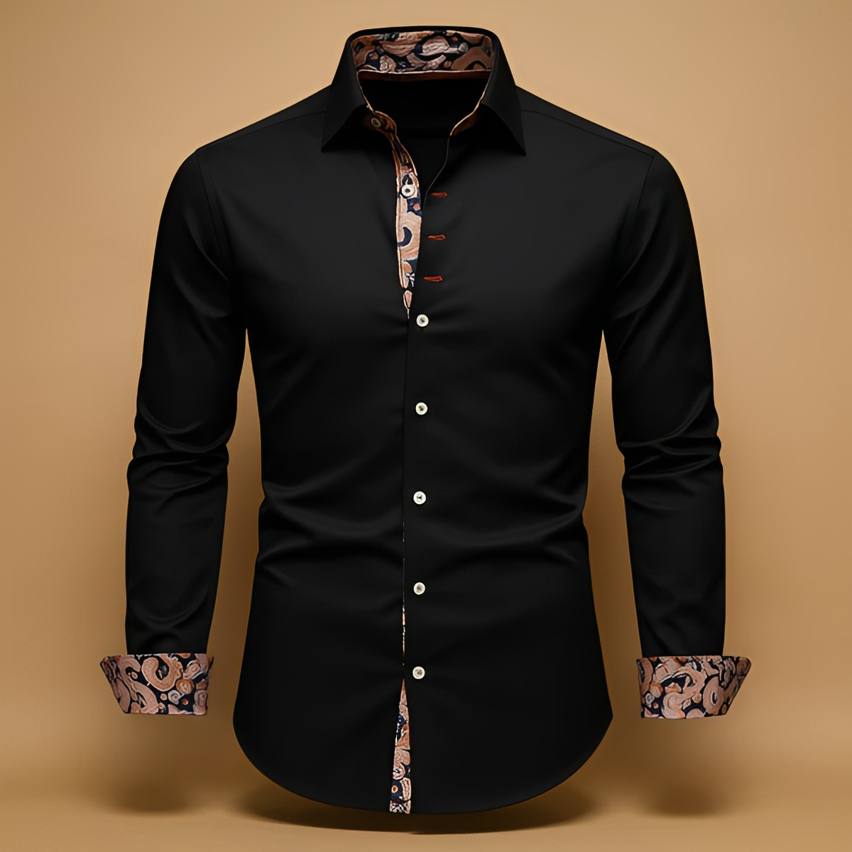 Arnolde - Camisa tradicional y resistente de manga larga