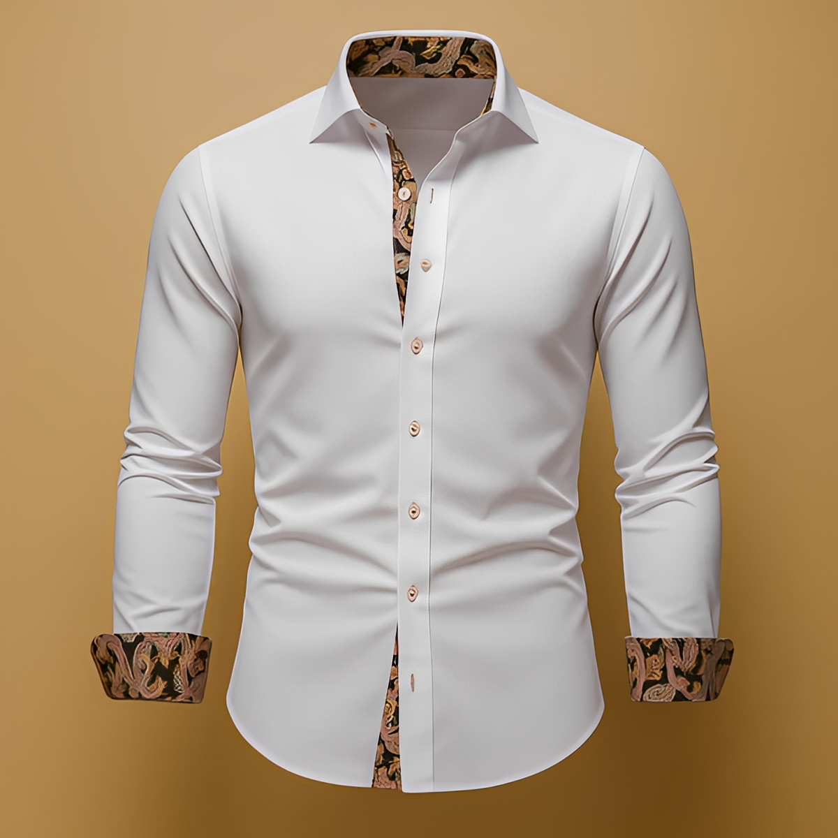 Arnolde - Camisa tradicional y resistente de manga larga
