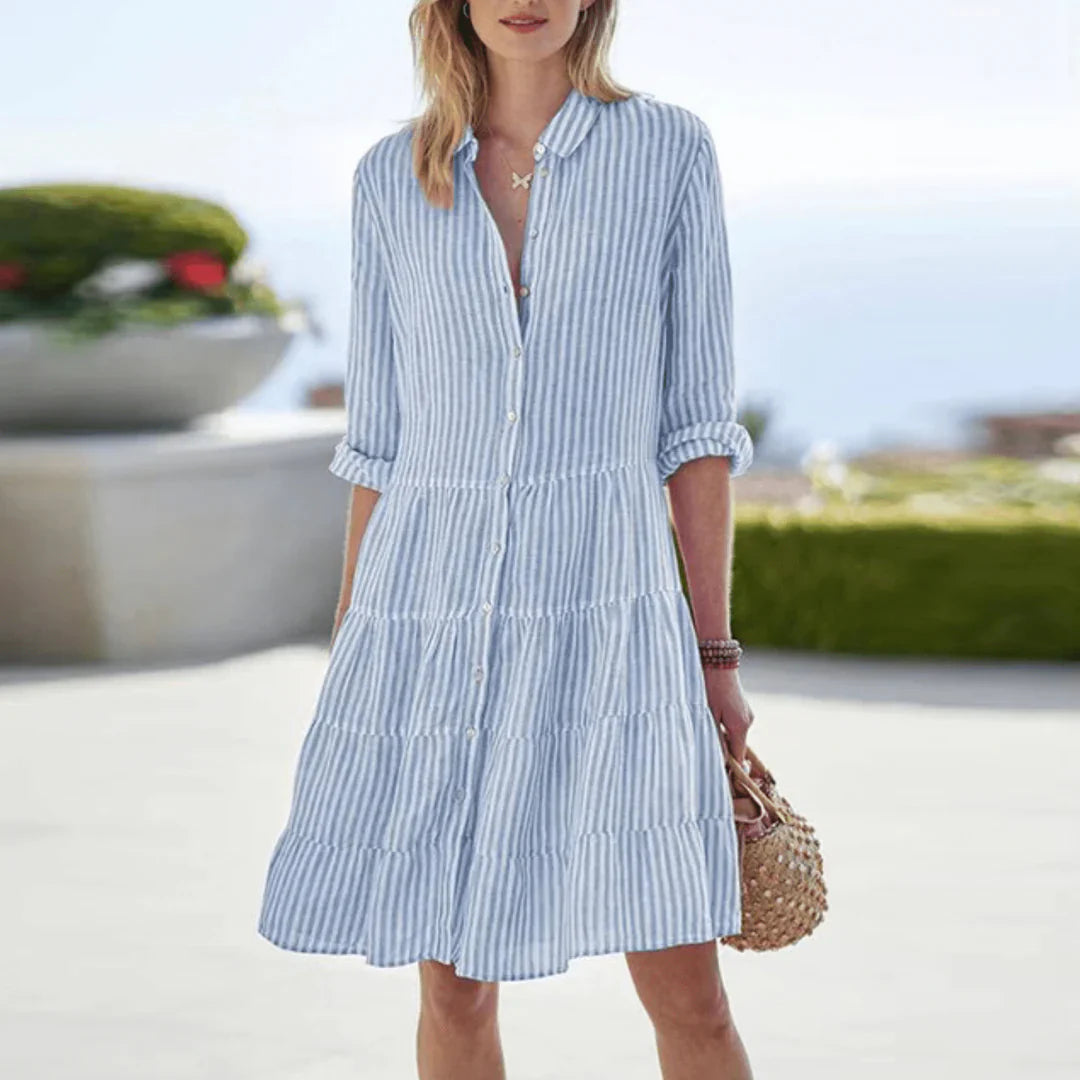 Cassandra – Vestido de verano a rayas para mujeres