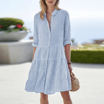 Cassandra – Vestido de verano a rayas para mujeres