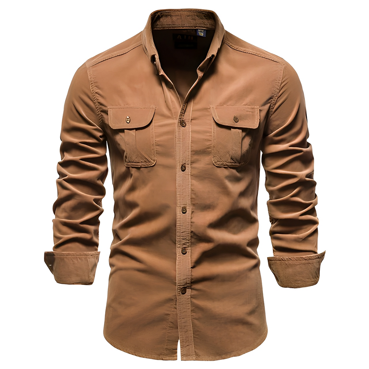 Blake - Camisa informal de manga larga para hombre