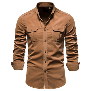 Blake - Camisa informal de manga larga para hombre