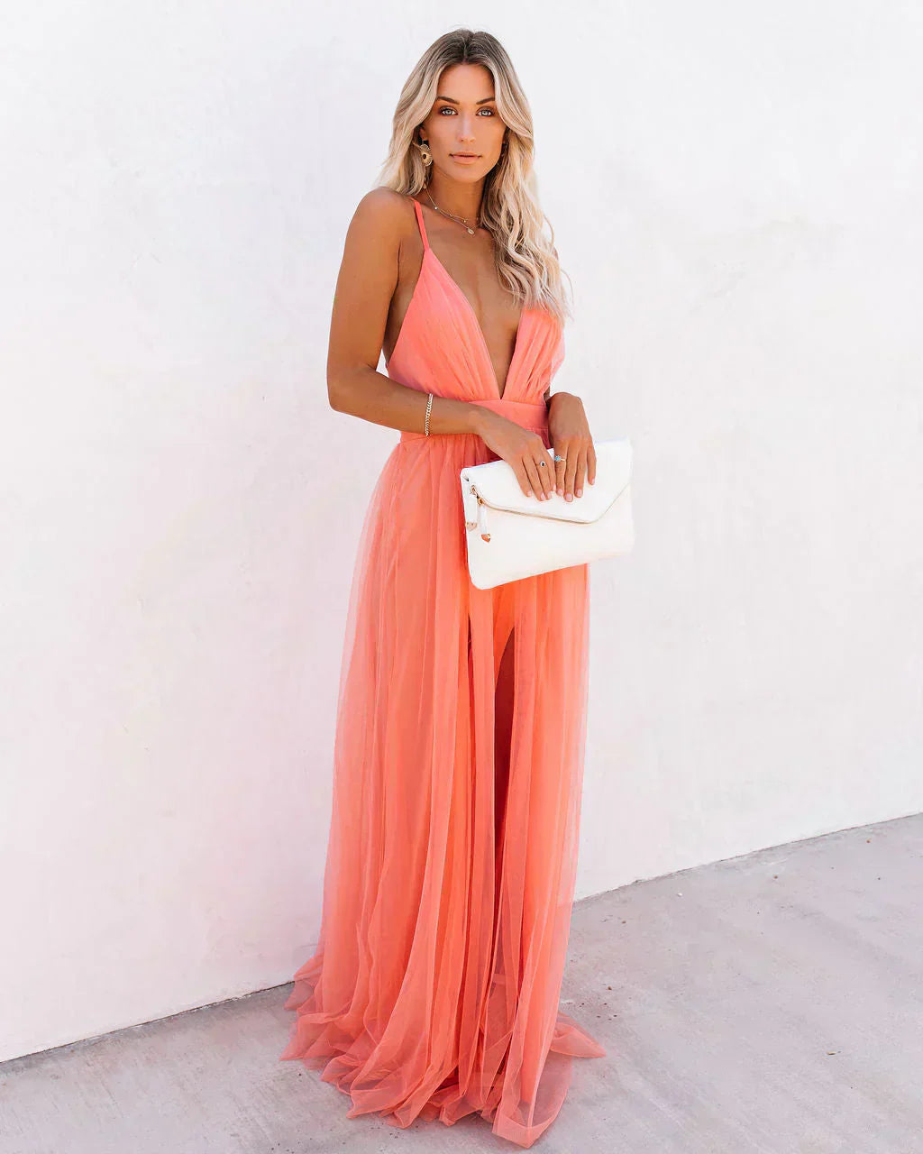 Belinda - Vestido maxi fluido y chic Estilo veraniego