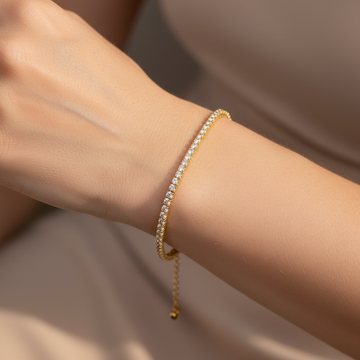 Cher – Pulsera sofisticada de circonitas